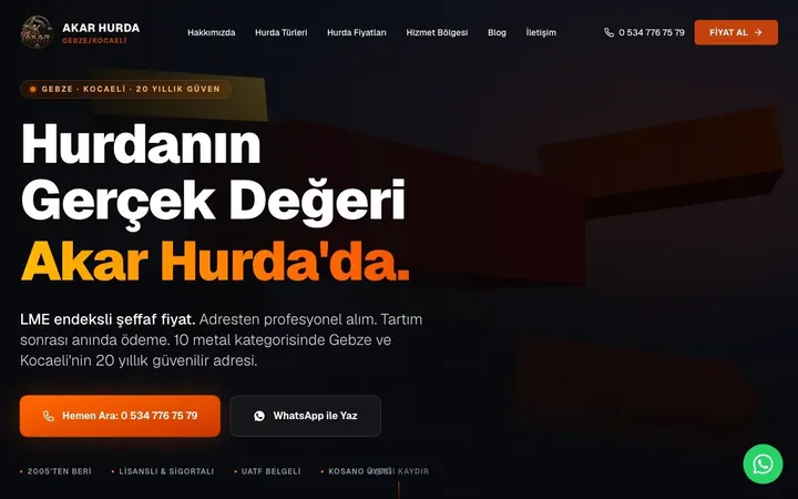 Hurda & Geri Dönüşüm