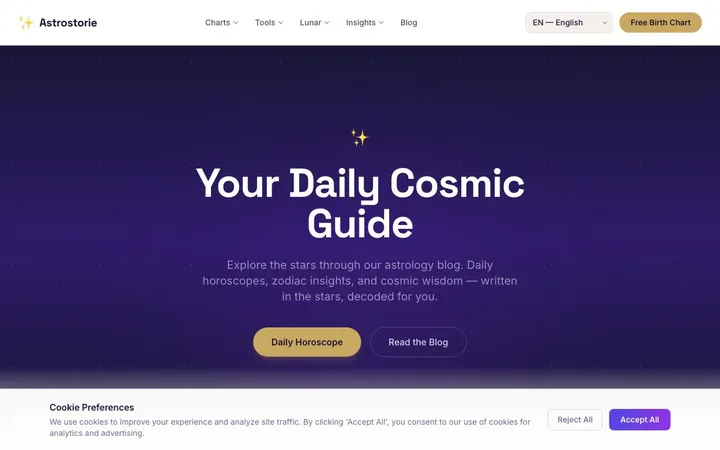 AstroStorie — Astroloji Platformu