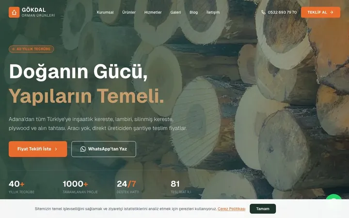 Endüstriyel Ahşap Ürünleri
