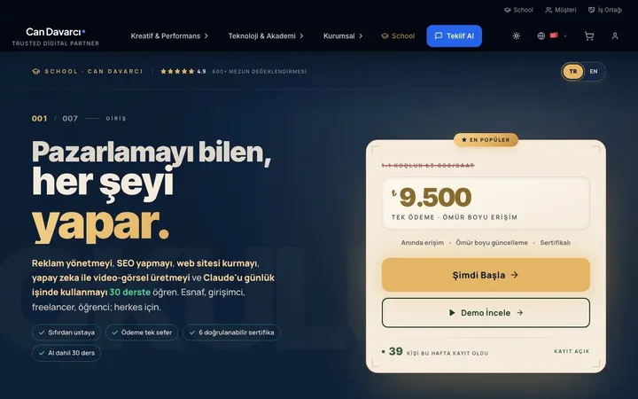 School — Eğitim Platformu
